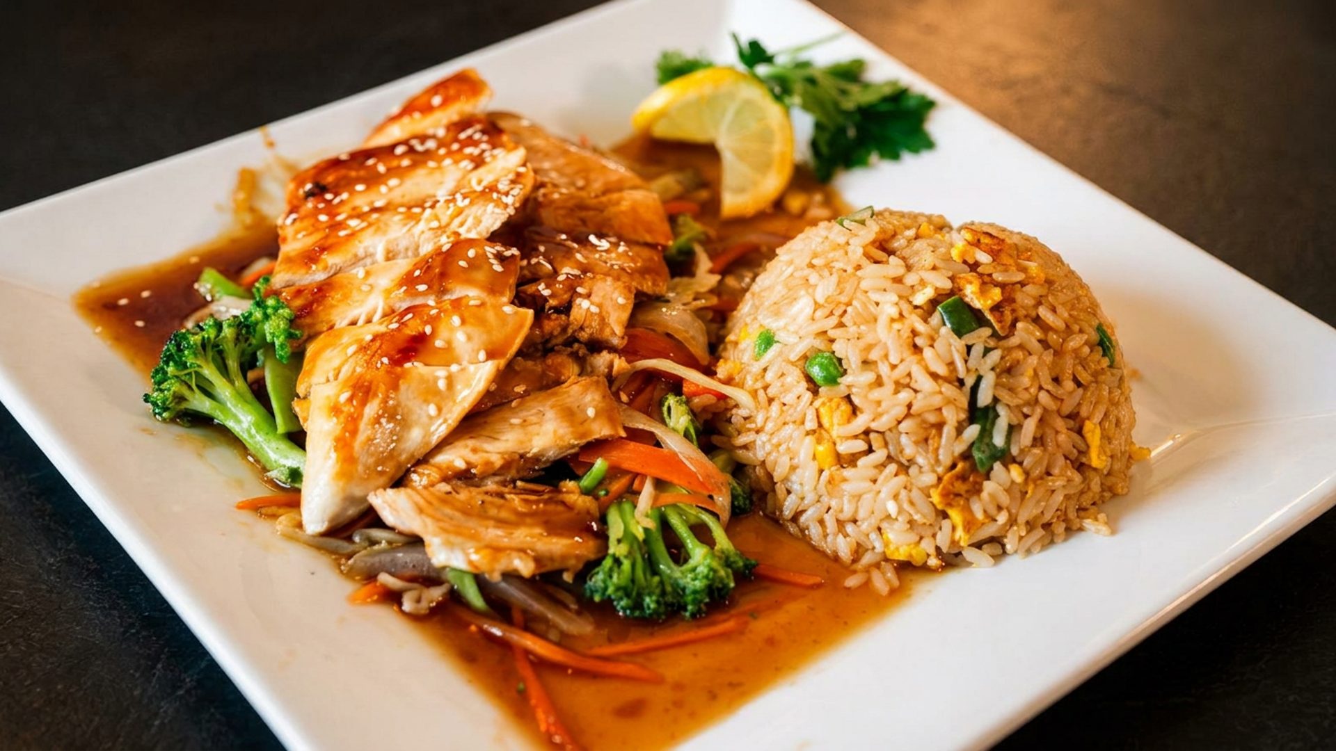 From the hibachi to the entrée